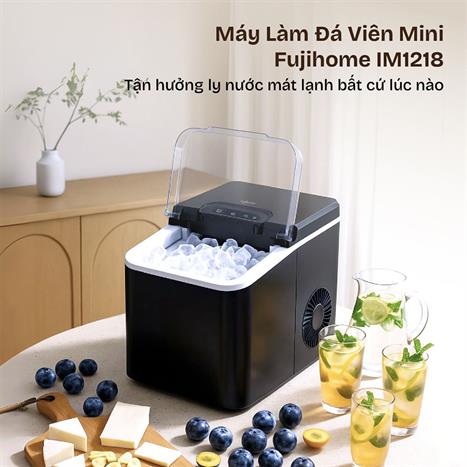 Máy làm đá viên mini FUJIHOME IM1218 Màu Đen