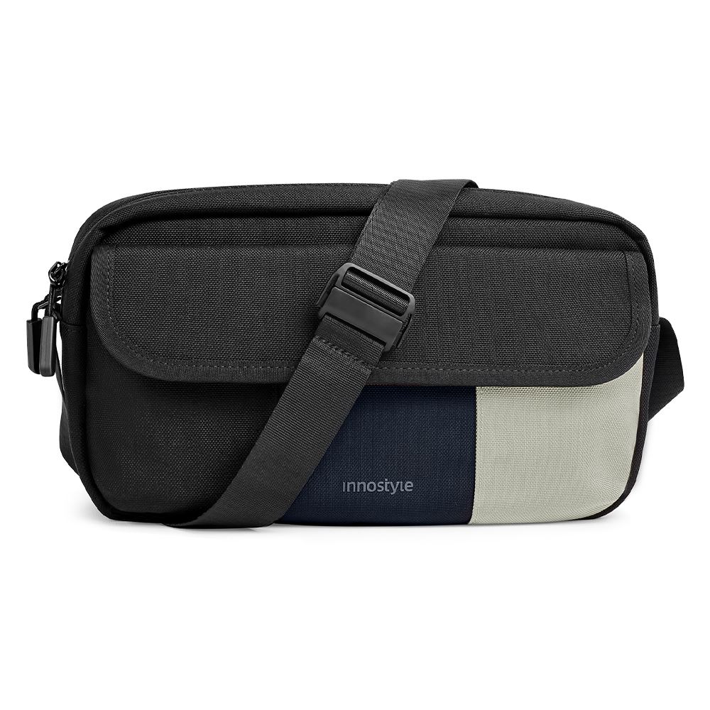 Túi đeo chéo Innostyle VersalSling Crossbody Bag S2101BBG Màu Đen - xanh dương