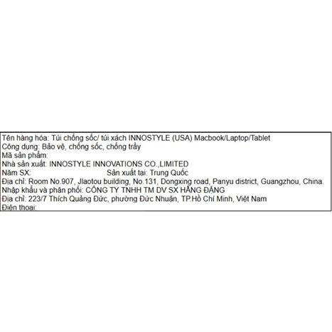 Túi đeo chéo Innostyle VersalSling Crossbody Bag S2101BBG Màu Đen - xanh dương