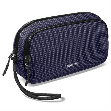 Túi đựng phụ kiện Tomtoc Premium Light-T12 Tech Organizer T12M1B1 Màu Xanh Navy