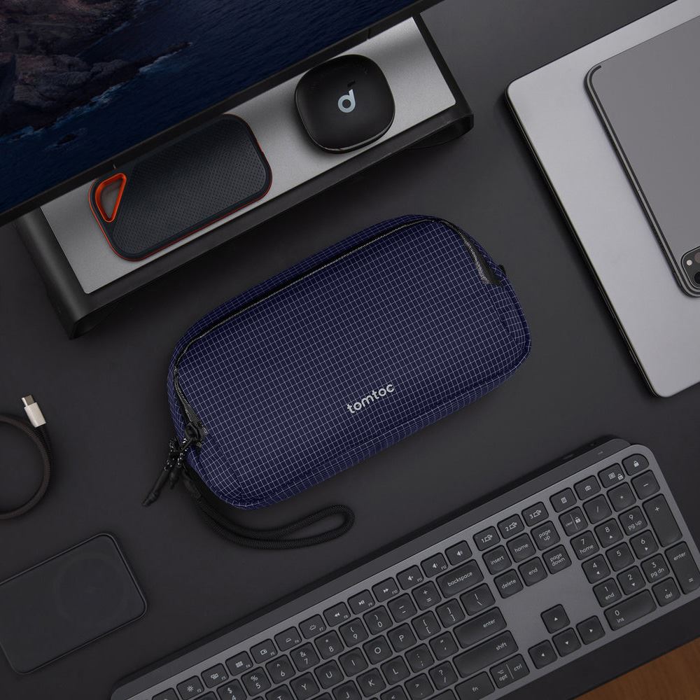 Túi đựng phụ kiện Tomtoc Premium Light-T12 Tech Organizer T12M1B1 - 8