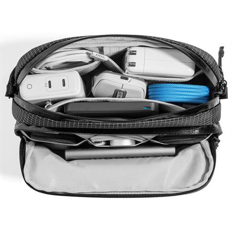 Túi đựng phụ kiện Tomtoc Premium Light-T12 Tech Organizer T12M1D2 Màu Đen