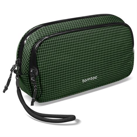 Túi đựng phụ kiện Tomtoc Premium Light-T12 Tech Organizer T12M1T2 Màu Xanh lá