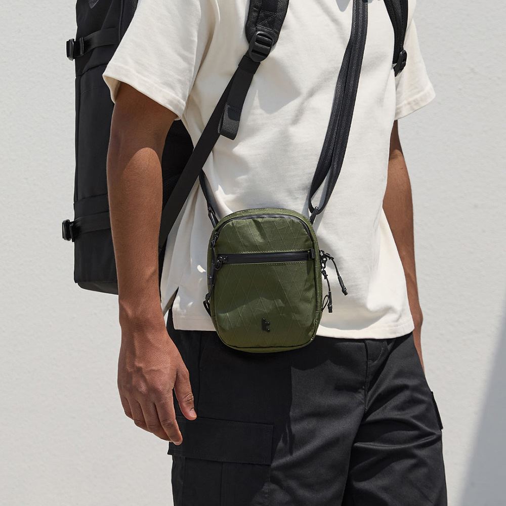 Túi đeo chéo Tomtoc X-Pac Aviator-T37 Travel Crossbody T37S1T1 Màu Xanh Oliu