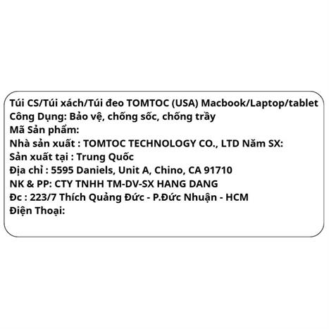 Túi đeo chéo Tomtoc Aviator RFID Sling Bag T35M1T1 Màu Xanh lá