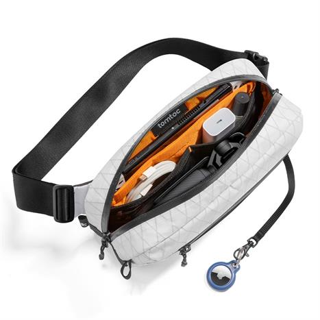 Túi đeo chéo Tomtoc Aviator RFID Sling Bag T35M1W1 Màu Trắng