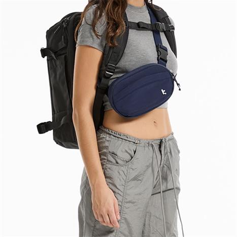 Túi đeo chéo Tomtoc SlingBean-T32 Belt Bag T32S1B1 Màu Xanh dương đậm