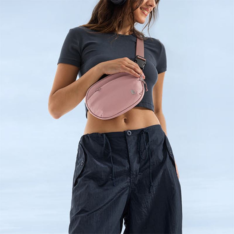 Túi đeo chéo Tomtoc SlingBean-T32 Belt Bag T32S1P1 Màu Hồng