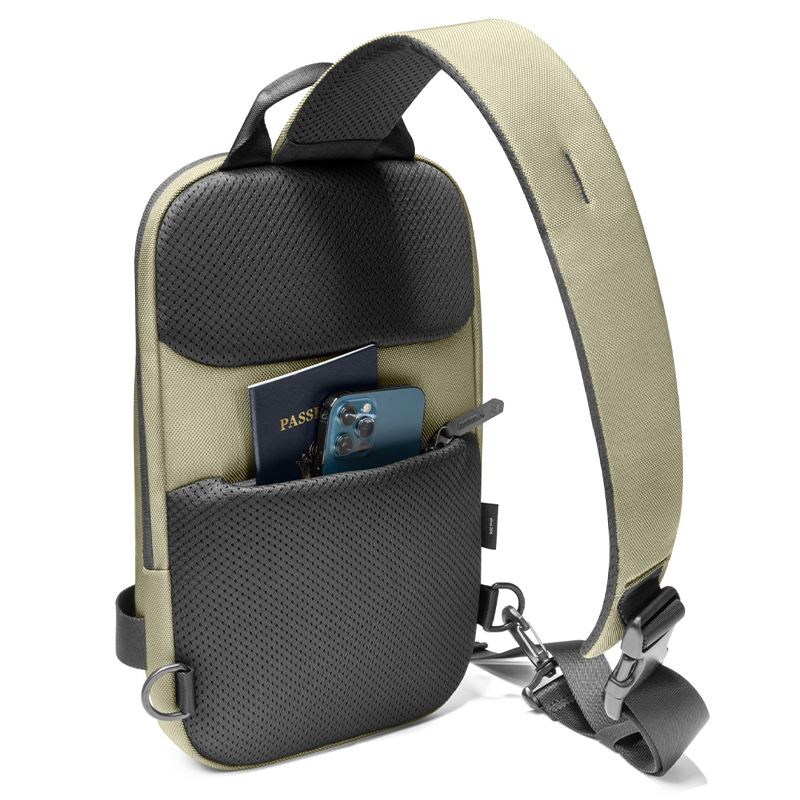 Túi đeo chéo Tomtoc Crossbody EDC Sling Bag T24S1K1 Màu Khaki/xanh