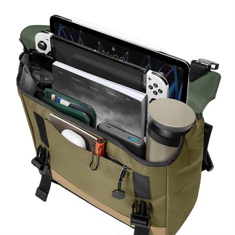 Túi đeo chéo Tomtoc Slash-T27 Shoulder Bag T27S1T1GC Màu Xanh lá
