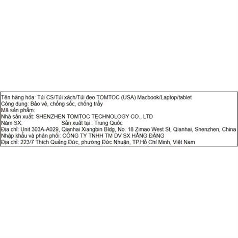 Túi đeo chéo Tomtoc Royal Order Sling Bag T21S1D1MH Màu Đen