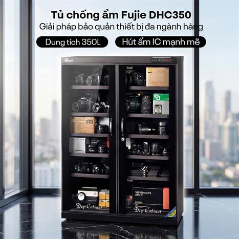 Tủ chống ẩm Fujie DHC350 350 lít Màu Đen