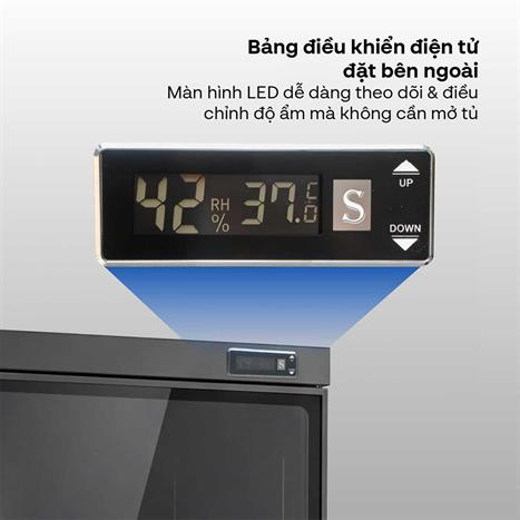 Tủ chống ẩm FujiE DHC500 500 lít Màu Đen