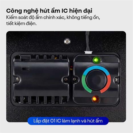 Tủ chống ẩm FujiE DHC500 500 lít Màu Đen