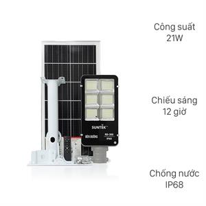 Đèn đường năng lượng mặt trời nhôm SUNTEK RD-300 21W