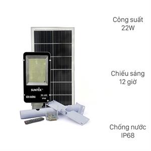 Đèn đường năng lượng mặt trời nhôm SUNTEK RD-400 22W