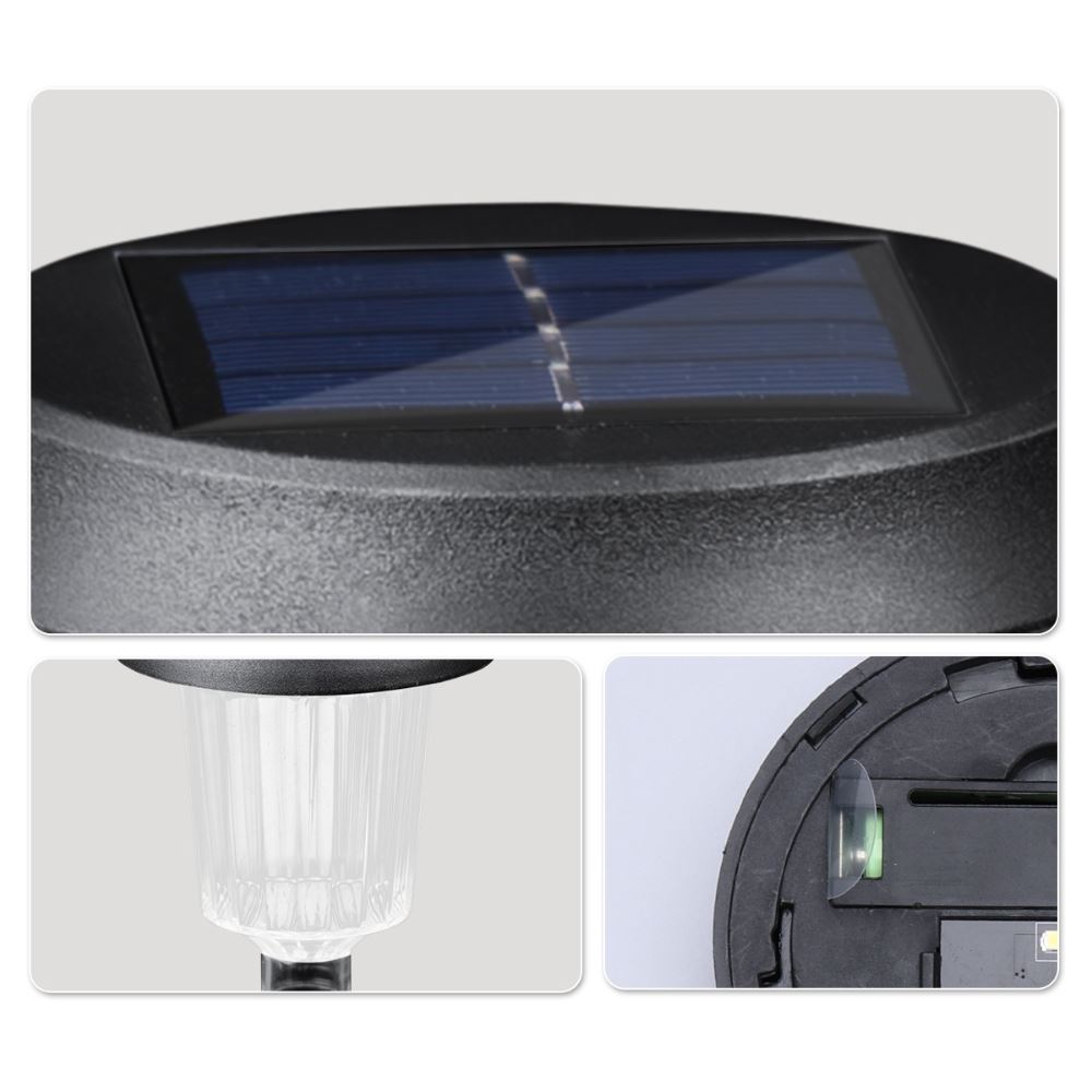Đèn cắm cỏ năng lượng mặt trời Modi MD-SOLAR-H1032-2P WW Màu Đen
