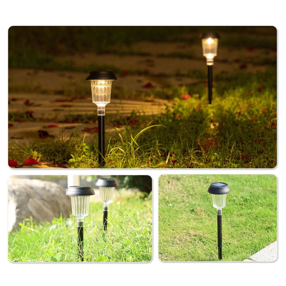 Đèn cắm cỏ năng lượng mặt trời Modi MD-SOLAR-H1032-2P WW Màu Đen