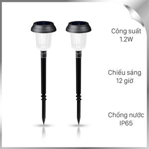 Đèn cắm cỏ năng lượng mặt trời Modi MD-SOLAR-H1032-2P WW