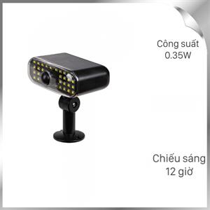 Đèn an ninh chống trộm năng lượng mặt trời Modi MD-SOLAR-W7003 WH