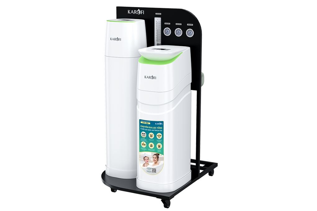 Máy lọc tổng đầu nguồn Karofi KTF-888-AIO Màu Trắng