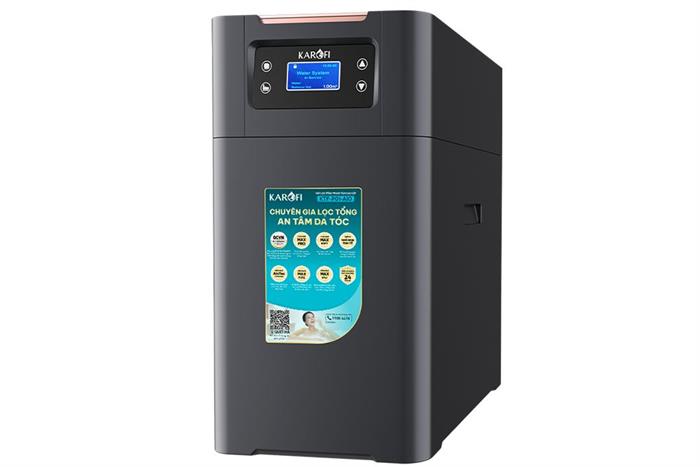 Máy lọc tổng đầu nguồn Karofi KTF-P01-AIO Màu Đen