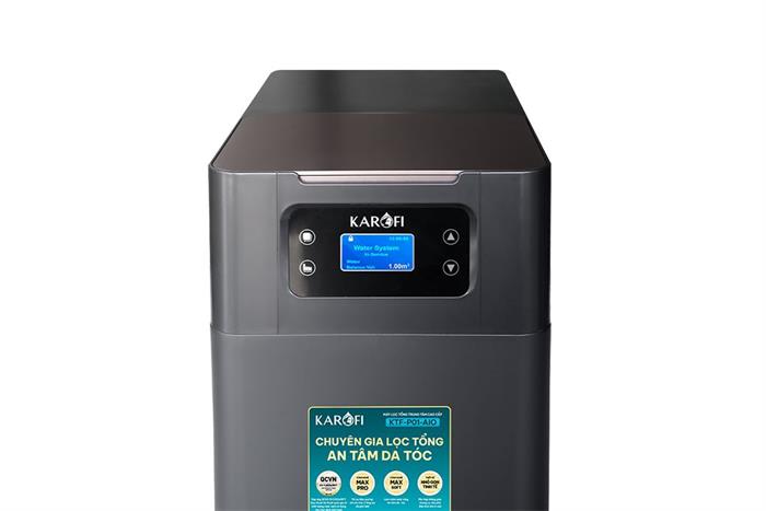 Máy lọc tổng đầu nguồn Karofi KTF-P01-AIO Màu Đen
