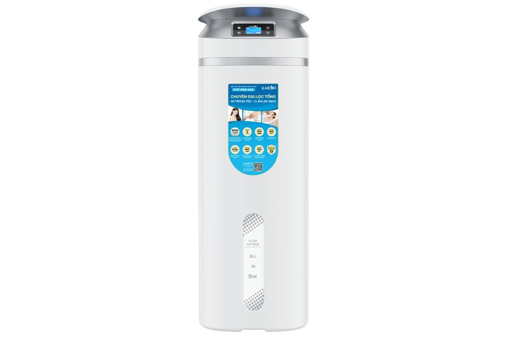 Máy lọc tổng đầu nguồn Karofi KTF-P02-AIO Màu Trắng