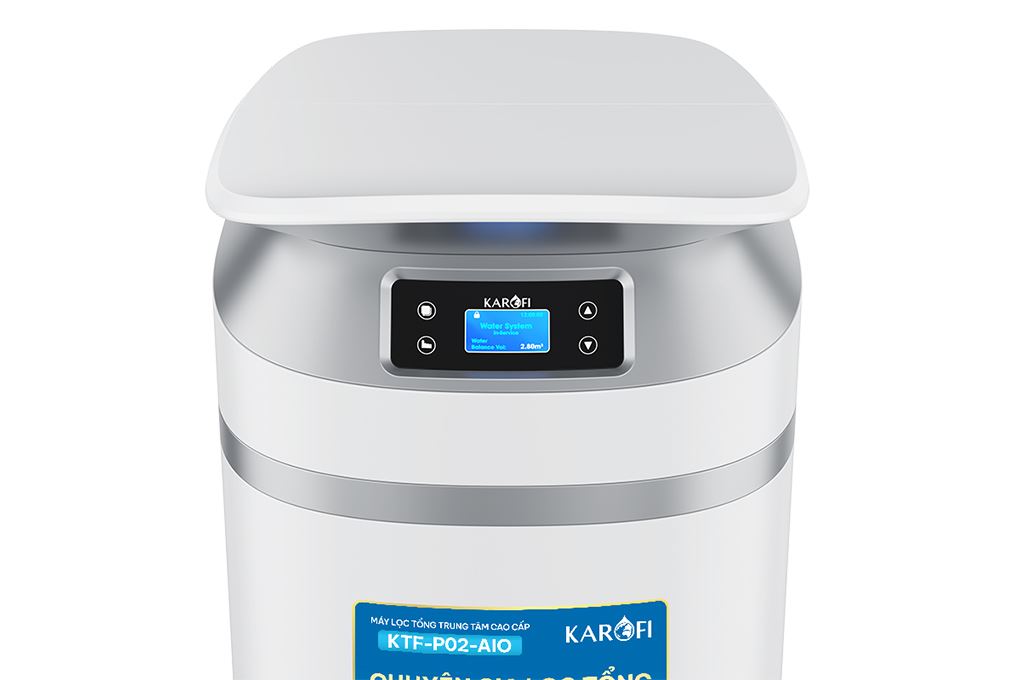 Máy lọc tổng đầu nguồn Karofi KTF-P02-AIO Màu Trắng