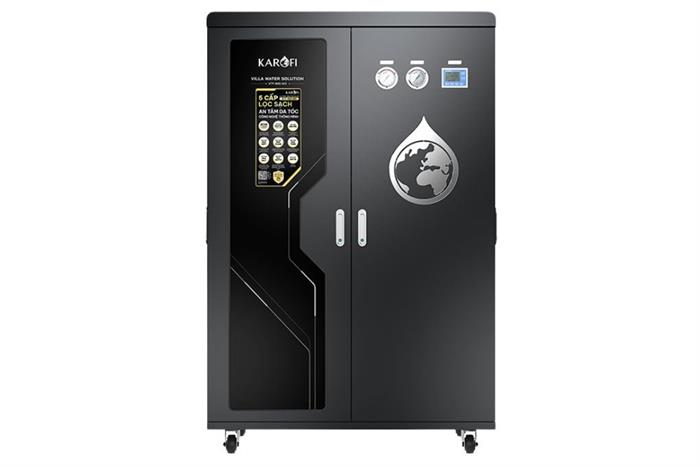 Máy lọc tổng đầu nguồn Karofi KTF-662-AIO Màu Đen