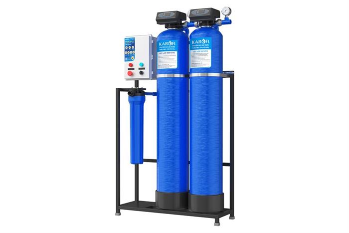 Máy lọc tổng đầu nguồn Karofi KTF-332CT Màu Xanh Dương