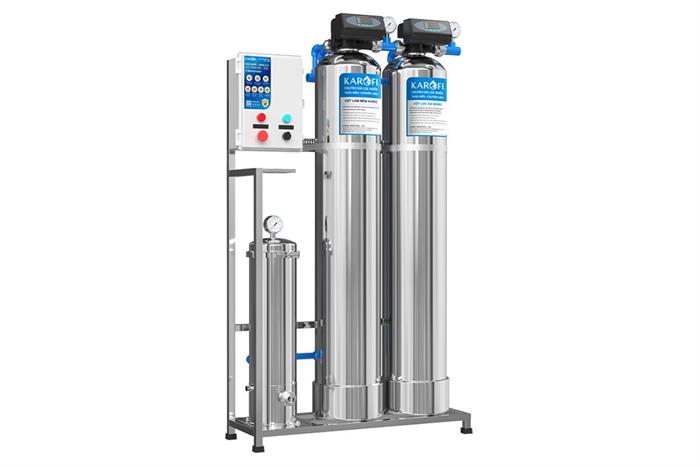 Máy lọc tổng đầu nguồn Karofi KTF-332I Màu Bạc Inox