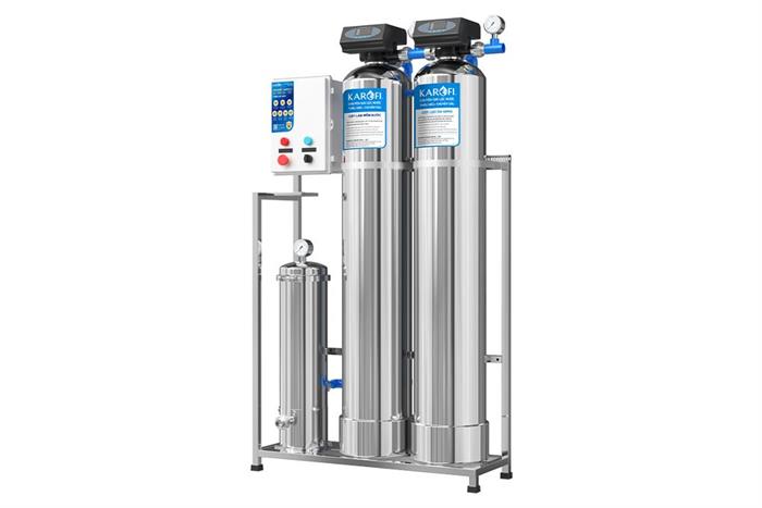 Máy lọc tổng đầu nguồn Karofi KTF-332I Màu Bạc Inox