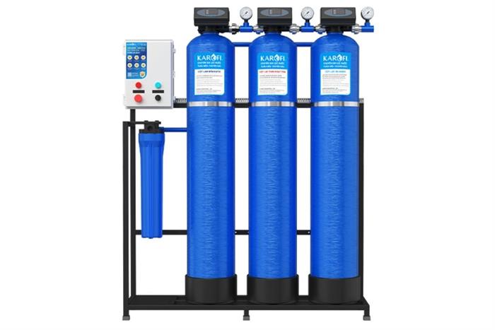 Máy lọc tổng đầu nguồn Karofi KTF-333C Màu Xanh Dương