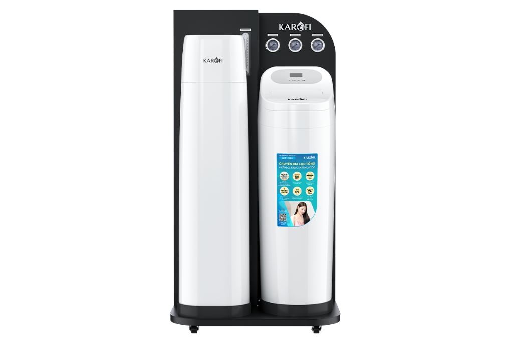 Máy lọc tổng đầu nguồn Karofi WHF-E666-AIO Màu Trắng