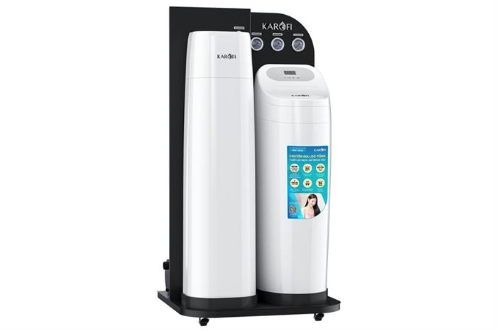 Máy lọc tổng đầu nguồn Karofi WHF-E666-AIO Màu Trắng