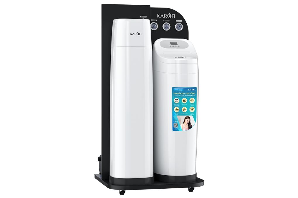 Máy lọc tổng đầu nguồn Karofi WHF-E666-AIO Màu Trắng