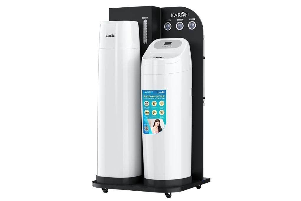 Máy lọc tổng đầu nguồn Karofi WHF-E666-AIO Màu Trắng