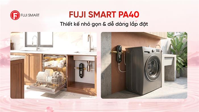 Máy lọc tổng đầu nguồn Fuji Smart PA40 Màu Đen