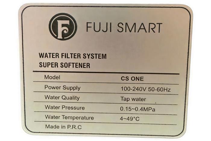 Máy lọc tổng đầu nguồn Fuji Smart Super Softener CS One Màu Đen