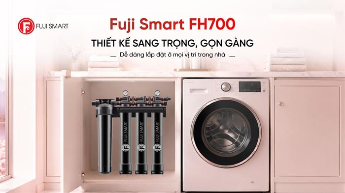 Máy lọc tổng đầu nguồn Fuji Smart FH700 Màu Đen