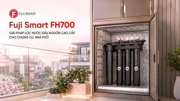 Máy lọc tổng đầu nguồn Fuji Smart FH700 Màu Đen