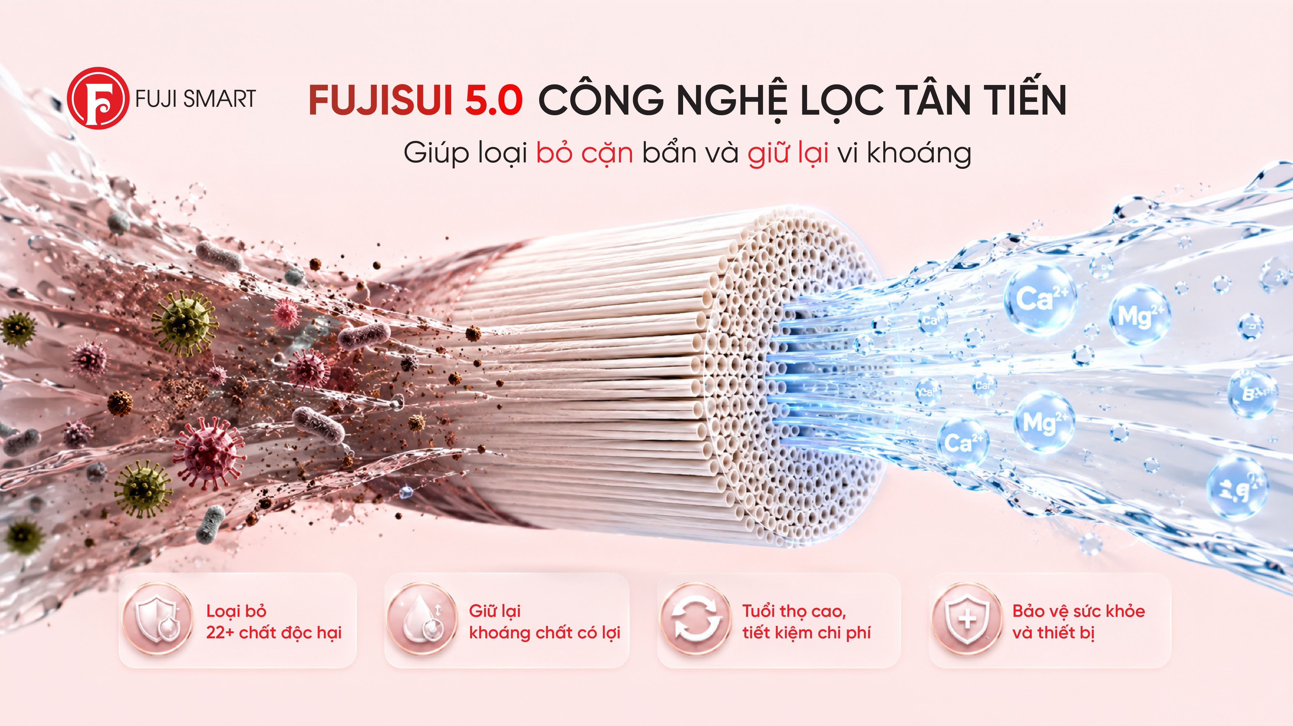 Máy lọc tổng đầu nguồn Fuji Smart S800 Màu Đen - Xám