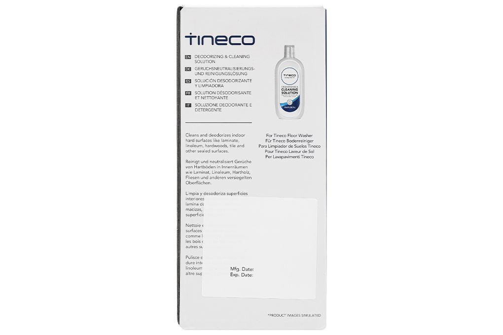 Nước lau sàn cho máy hút bụi lau sàn 1 lít Tineco 9FWWS101800 Màu Trắng