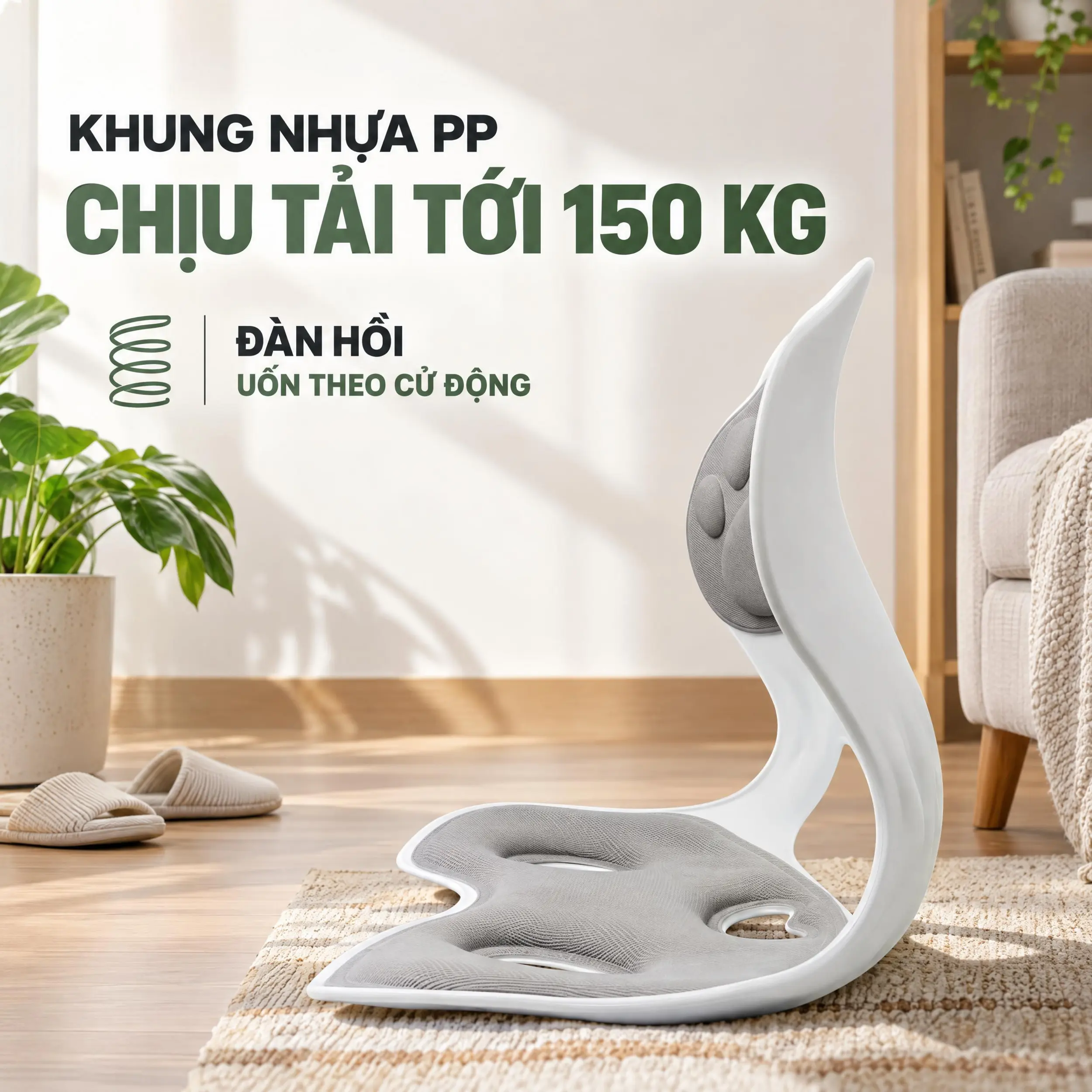 Ghế chỉnh dáng ngồi TANAKA CP-BR-GR Màu Xám