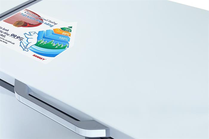 Tủ đông Sanaky 900 lít VH-1199HY Màu Trắng