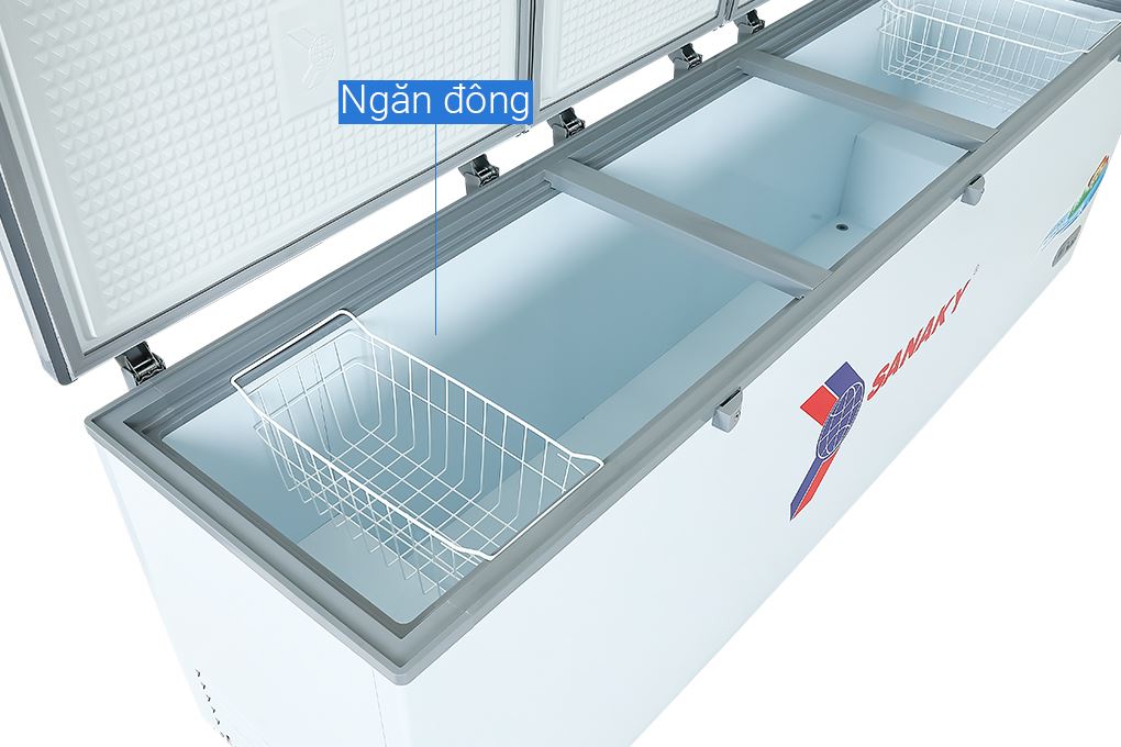 Tủ đông Sanaky 900 lít VH-1199HY Màu Trắng