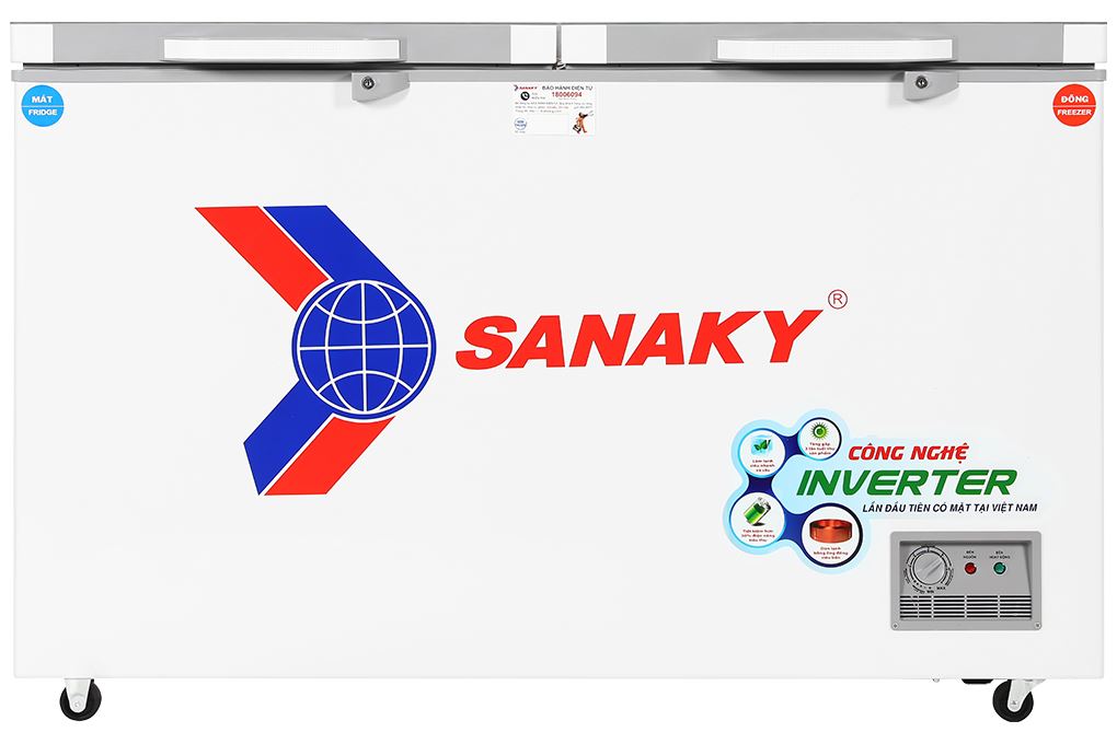 Tủ đông Sanaky Inverter 280 lít TD.VH4099W4K Màu Trắng