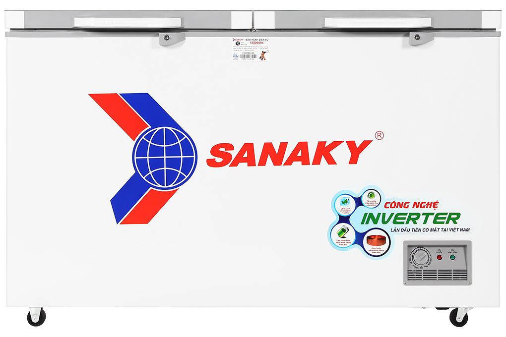 Tủ đông Sanaky Inverter 305 lít TD.VH4099A4K Màu Trắng
