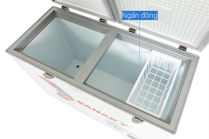 Tủ đông Sanaky Inverter 270 lít TD.VH3699A4K Màu Trắng